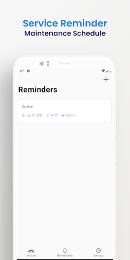 Car Maintenance Tracker & Log Screen 3