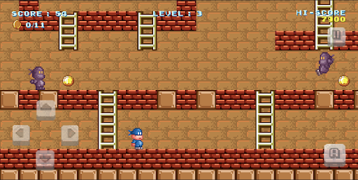Android application clawberts lode 2d runner birzz screenshort