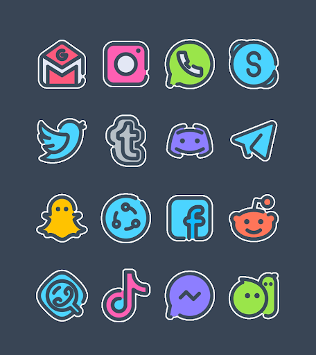 Screenshot of Sticker UI - Icon Pack
