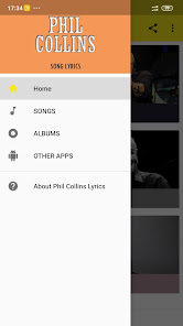 Screenshot 1 Phil Collins Lyrics android