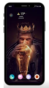 Wallpaper Messi World Cup
