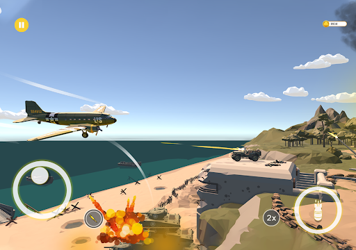 Screenshot Ace bomber WW2 Warplanes games
