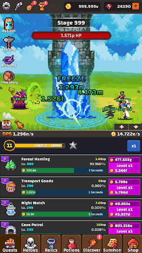 Tower Quest Pixel Idle RPG