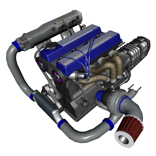 Car Engine & Jet Turbine Logo