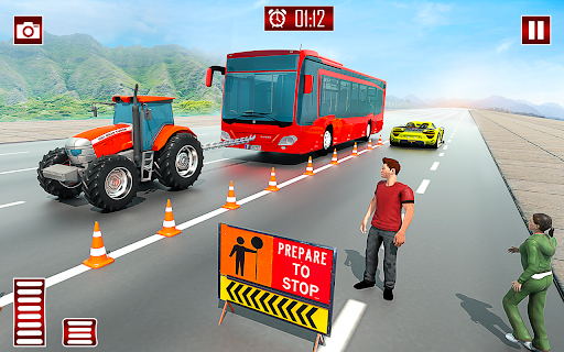 Offroad Chained Tractor Towing Rescue Simulator