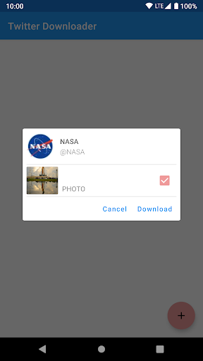 Twitter Downloader Screen 2