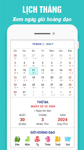 Lịch Vạn Niên - Lịch Âm 2024 Screen 3