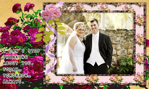Android application Romantic Love Photo Frames screenshort