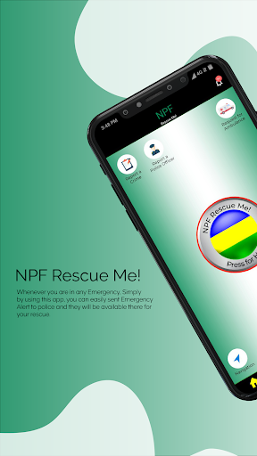 Android application NPF Rescue Me screenshort