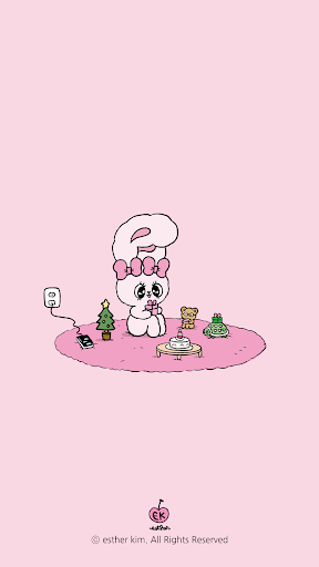 Android application 카카오톡 테마 - 에스더버니_나홀로 크리스마스 screenshort