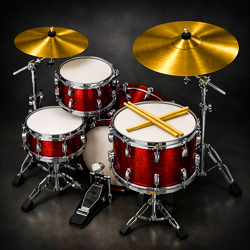 Logo Drum Set - Drumming App