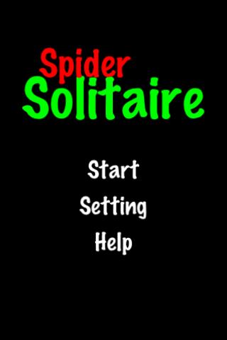 Spider Solitaire! Screen 2