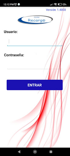 ODM Recarga Screen 2