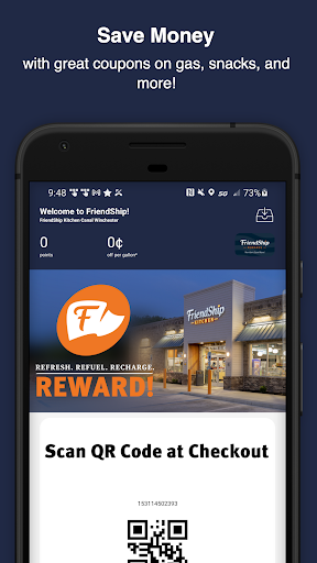 Android application FriendShip Rewards screenshort
