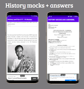 History: mocks and answers