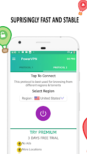Free Power VPN   Fast  Secure VPN Apk 3