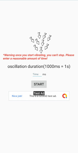 Vibration prank app Screen 2
