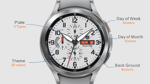 IWF Pilot Pro watch face Screen 2