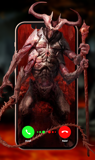 Android application Devil Fake Call Video Prank screenshort