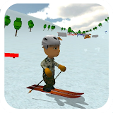 Ski Sim: Cartoon icon