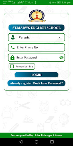 Android application St. Mary’s School Sangrampur screenshort