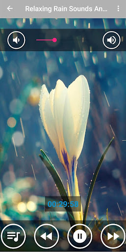 Android application Rainy Day-Relaxing Rain Sounds screenshort