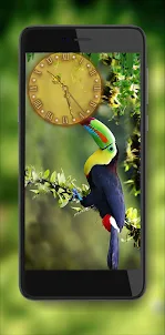 Birds Jungles Clock