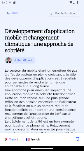 Android application Mobilis in Mobile screenshort