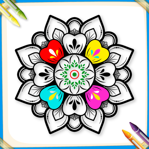 Mandala Coloring Book:Art Game