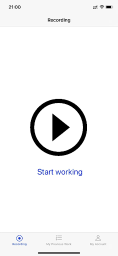 Android application iSpeechRecorder screenshort