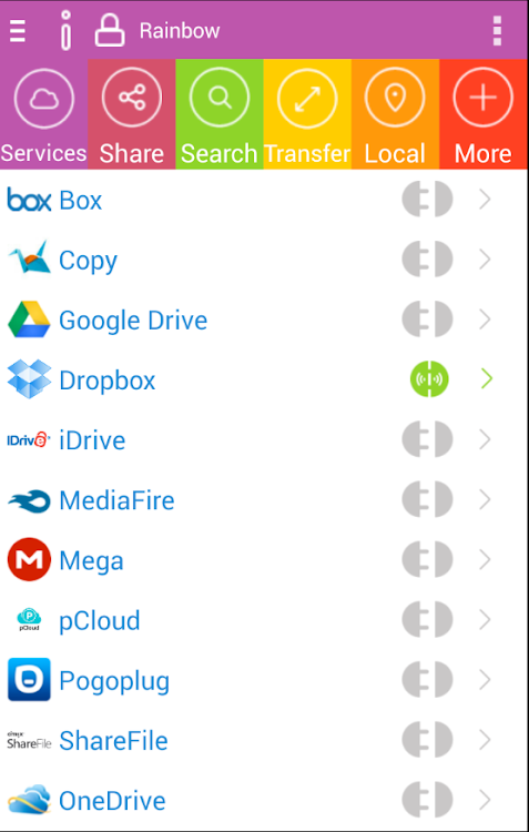 Rainbow - Cloud storage app - 2.9.3 - (Android)