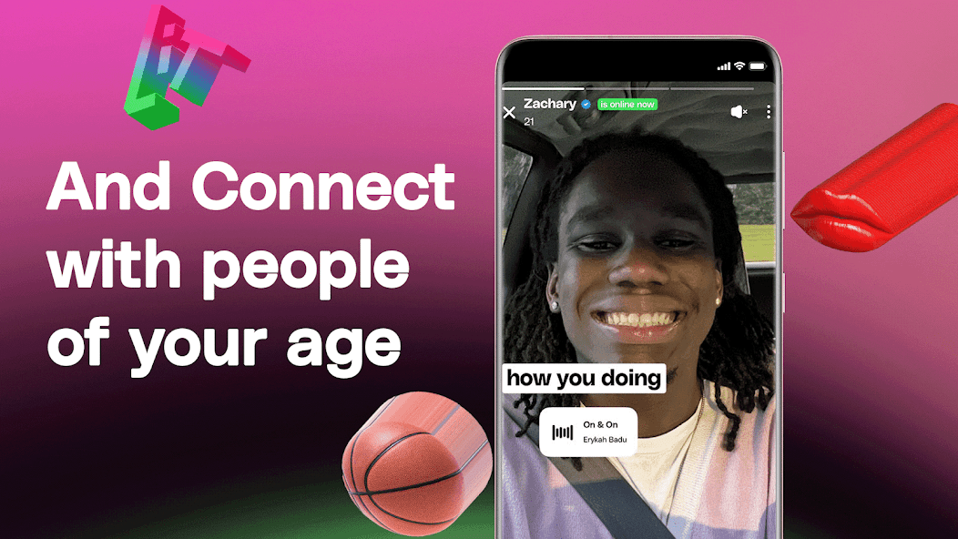 Wizz App - chat now banner