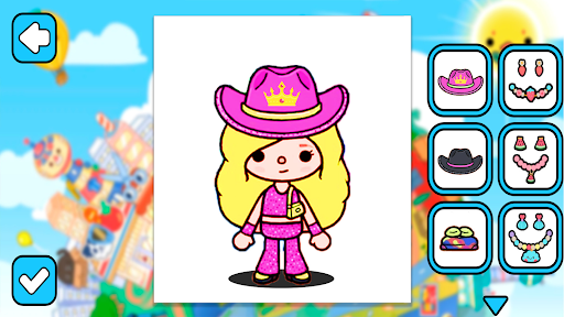 Miga Barby Coloring and Dress up