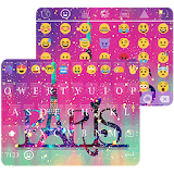Galaxy Paris KK Emoji Keyboard for Android GO icon