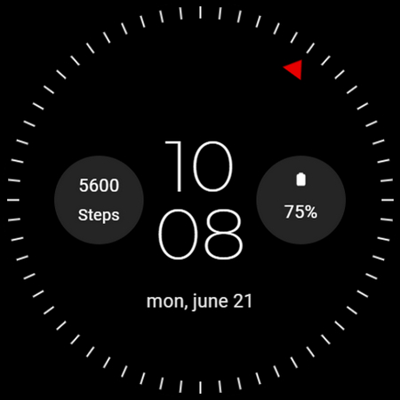 Minimal Montserrat Watch Face