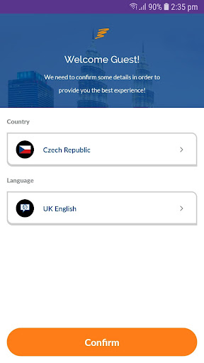Android application Smartwings screenshort