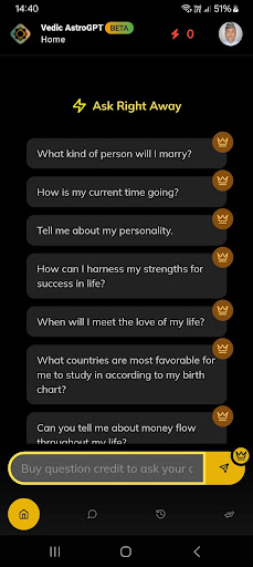 Vedic AstroGPT - Astrology AI Screen 3