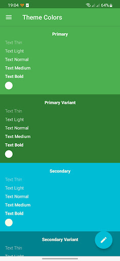 Android application Compose Theme Builder screenshort