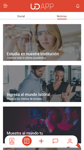 U Distrital App Screen 3