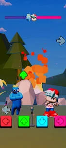 FNF: Roblox Rainbow Friends vs Blue FNF mod jogo online, pc baixar