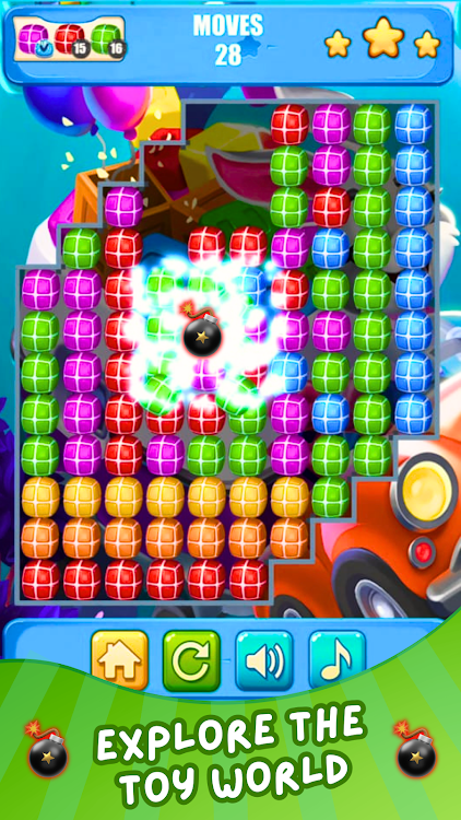 Toy Cube Blast: Match 3 Puzzle - 1.4 - (Android)