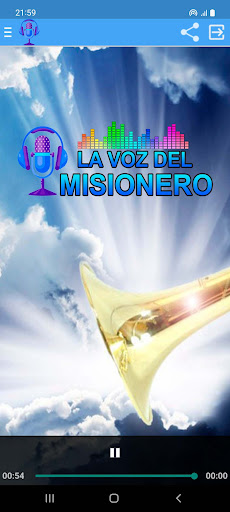 Android application La Voz del Misionero screenshort