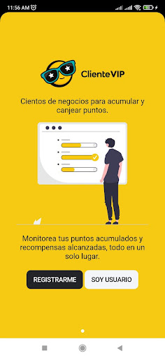Android application Cliente VIP screenshort