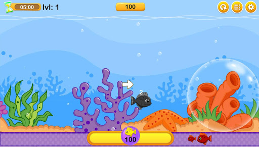 Android application Fish Bubbles screenshort