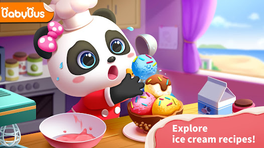 Baby Panda's Ice Cream Shop 9.69.59.13 APK + Mod (Free purchase) for Android