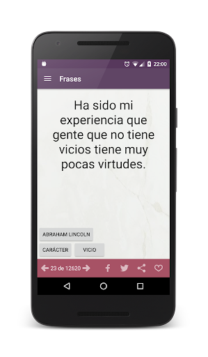 Android application Buscando Inspiración screenshort