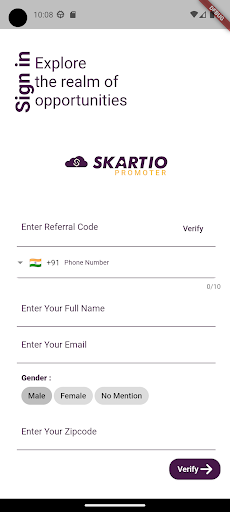 Skartio Promoter Screen 2