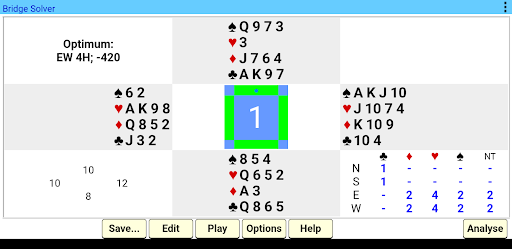 Bridge Solver Screen 3