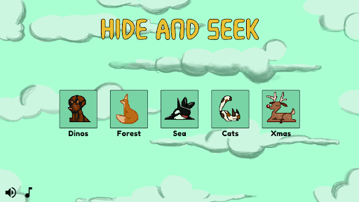 Android application Hide and Seek screenshort