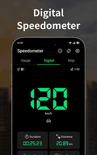 Speedometer Offline: GPS, HUD screenshot 13